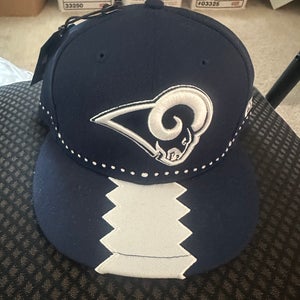 Los Angeles Rams 2019 NFL Draft Flat Brim New Era Fitted Cap