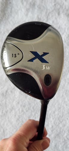 Callaway X 3 wood 15° Fairway Wood RH; Graphite Shaft