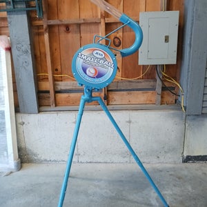 Used Jugs Small Ball Pitching Machine with Ball's and Auto Feeder Attachment