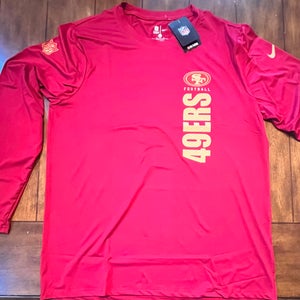 San Francisco 49ers Long Sleeve  Dri-Fit  Shirt XL NWT