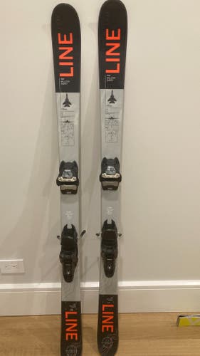 Used 2023 Park 149 cm Line Tom Wallisch Shorty Skis With Bindings