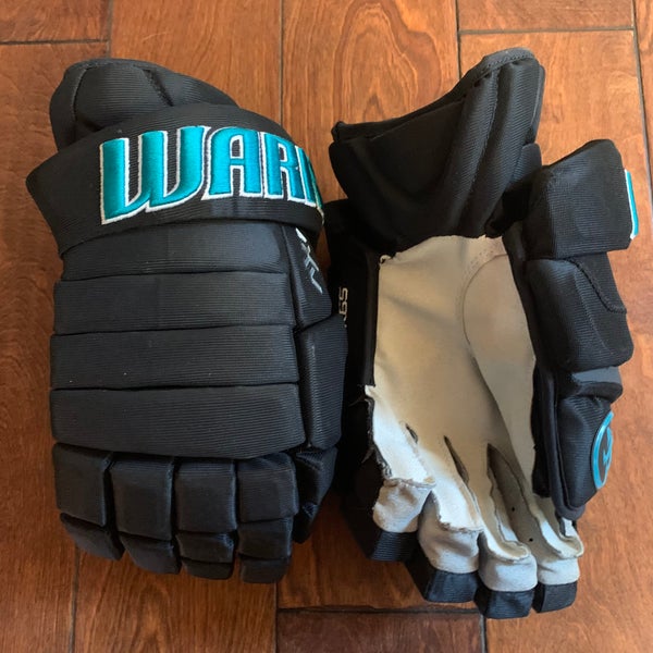 13" Erik Karlsson San Jose Sharks Warrior AX1 w Funnel Cuffs  *USA SHIPPING ONLY - READ DESCRIPTION*