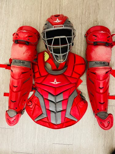 Used Adult All Star System 7 Catcher's Set