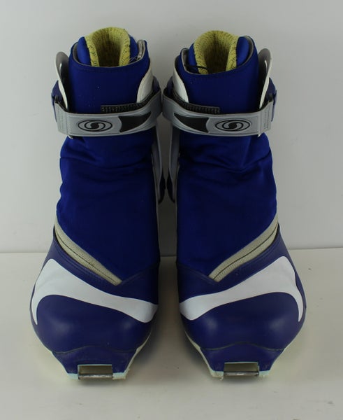 salomon active s9 pilot cross country ski boots blue Size 10.5 Used Cross Country Salomon S9 Pilot Nordic Ski Boots |  SidelineSwap