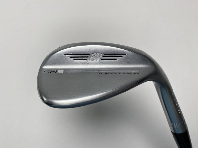 Titleist Vokey SM9 Tour Chrome 56* 12 Bounce D-Grind Wedge Steel Mens RH