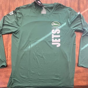 New York Jets Long Sleeve  Dri-Fit  Shirt XL NWT