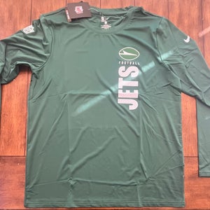 New York Jets Long Sleeve  Dri-Fit  Shirt XL NWT