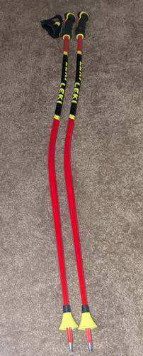 Used 44in (110cm) Leki Racing World Cup Lite GS Ski Poles