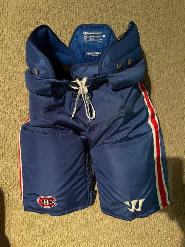 Like New Senior Warrior Pro Stock Hockey Pants Montreal Canadiens.