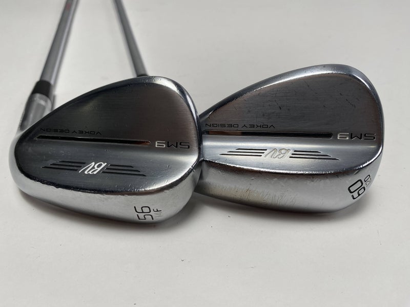 Titleist Vokey SM9 Tour Chrome Wedge Set 56* 14 | 60* 12 NS Pro Modus 3 Wedge RH