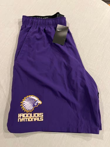 New Nationals Men's Purple Nike Shorts
