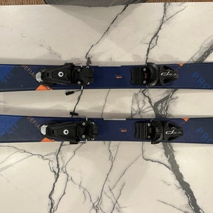 Used Kids All Mountain With Bindings Skis, Defiance Size 114 Cm