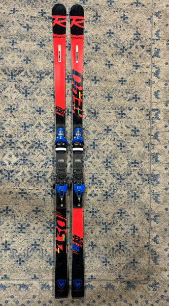 2022 Rossignol Hero Athlete R22 SG Race Skis 186 With Binding