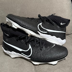 NEW Nike Alpha Huarache NXT Mens Metal Baseball Cleats Black Sz 15