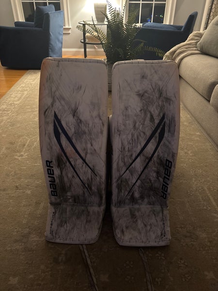 Used  Bauer Hyperlite 2 Goalie Leg Pads