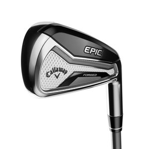 CALLAWAY 2019 EPIC FORGED 7 IRON GRAPHITE STIFF AEROTECH STEEL FIBER FC 90 GRAPHITE