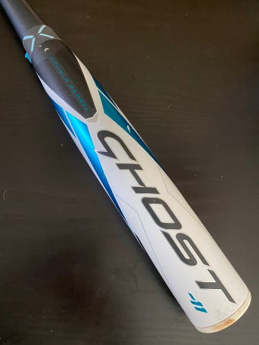 Used 2024 Easton Ghost Double Barrel Composite 18 oz 29" Fastpitch Softball Bat