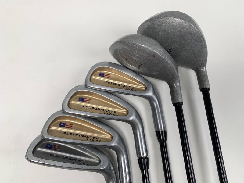 US Kids Performance Light Club Set Driver 5W 6 & 8 SW Graphite Junior RH