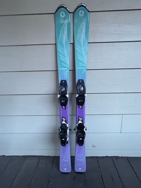 Blizzard Pearl Jr. Girls Downhill Skis 120 cm. Youth Marker Demo Bindings NICE!