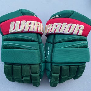 Warrior Alpha Pro Stock 14” Hockey Gloves Minnesota Wild 66431