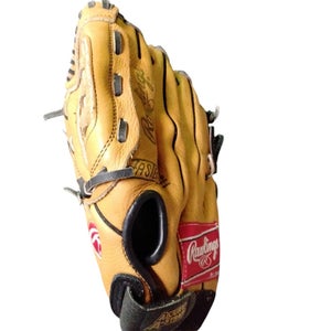 Used Rawlings Left Hand Throw First Base RBG90 Baseball Glove 12.5"