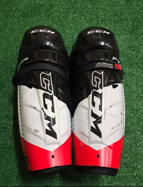 Used Senior CCM Jetspeed FT475 13" Shin Pads