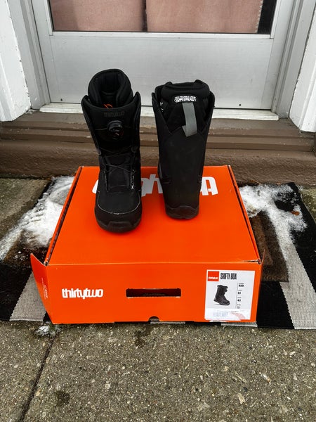 Unisex Size M 7.5 (W 8.5) Thirty Two Freeride Shifty Boa Snowboard Boots