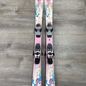 Used Kid's K2 Luv Bug Skis With Marker 4.5 Bindings- (109 cm)