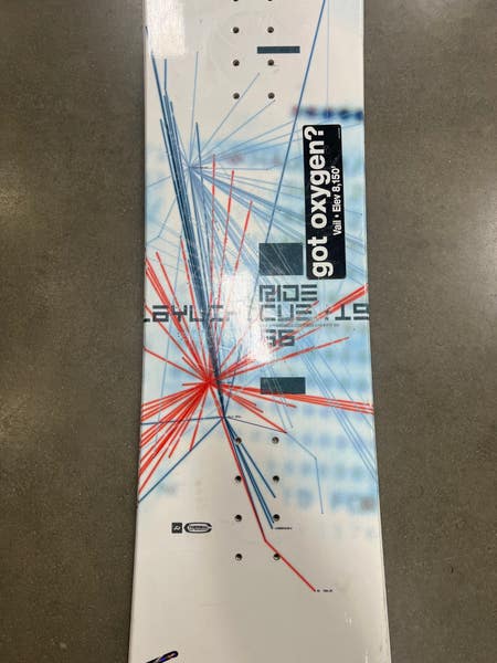 156cm Ride Cue Series Snowboard Without Bindings (Used