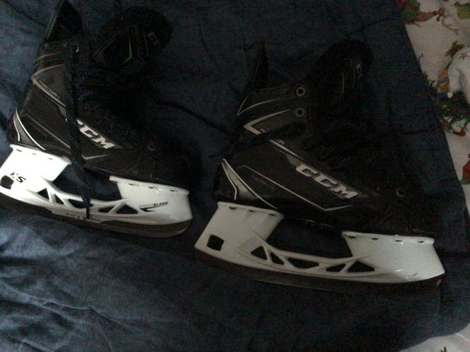 Used CCM RibCor Platinum Hockey Skates Wide Width 7