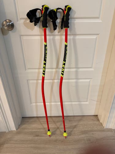 Used 40in (100cm) Leki World Cup Lite GS Ski Poles