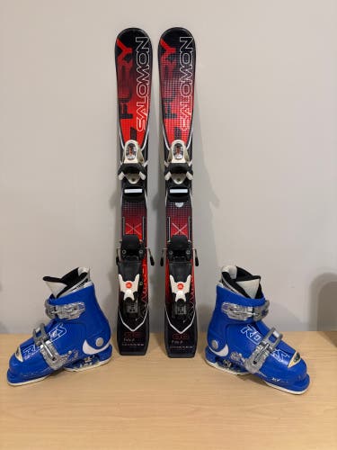First Pair Of Skis And Boots For 3yo