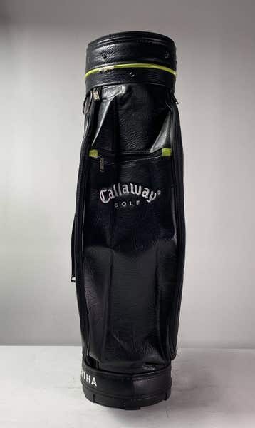 Callaway Big Bertha Retro Vintage Cart Bag Black 6-Way Divide