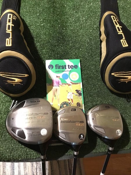 King Cobra SZ Woods Set (D, 3W, 5W) Stiff 60g Aldila HM Tour Graphite Shafts