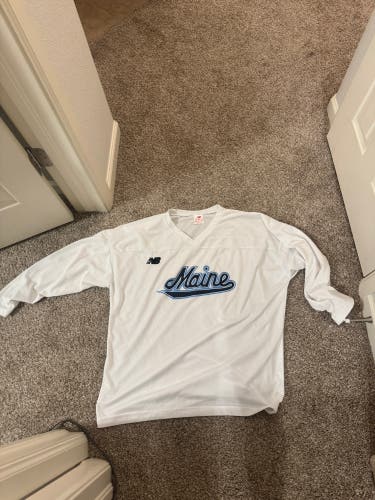 White University of Maine Practice Jersey