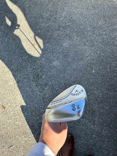 Men's Callaway Right Handed Stiff Flex Steel Shaft Jaws Raw Wedge