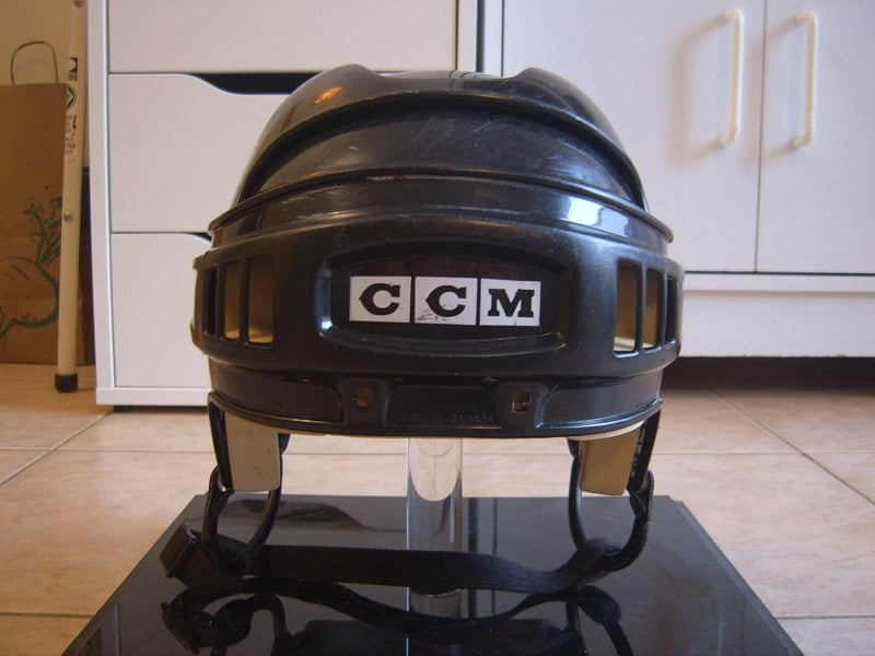 Great Vintage Condition CCM HT2 Hockey Helmet sz Large Black Color