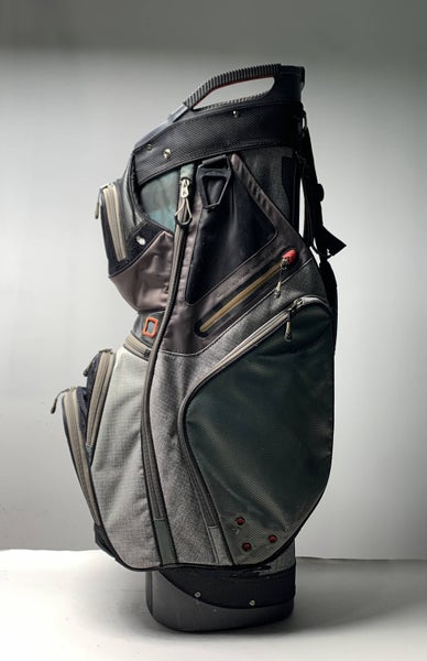 Sun Mountain C-130 Cart Bag Gray Black 14-Way Divide Single Strap Golf Bag