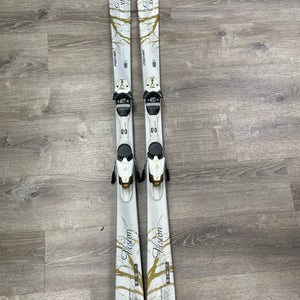 Used Women's Fischer Vision Exhale  All Mountain Skis With Fischer V9 Bindings- (160cm)