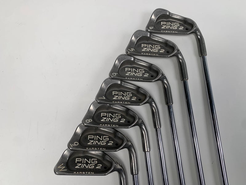 Ping Zing 2 Iron Set 4-PW Black Dot Karsten JZ Regular Steel Mens RH