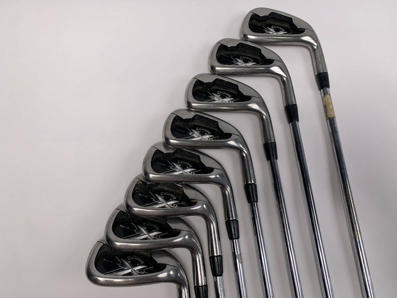 Callaway X-20 Tour Iron Set 3-PW 2* Up Precision Rifle Flighted 6.0 Stiff RH