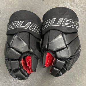Black Used Senior Bauer Bauer X Gloves 14"