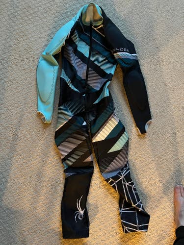 Unisex Used Medium Spyder Ski Suit FIS Legal