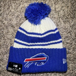 new era nfl Buffalo Bills knit pom Beanie/cuff cap OS/one size