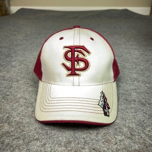 Florida State Seminoles Mens Hat Cap White Red Adjustable Sports College NCAA