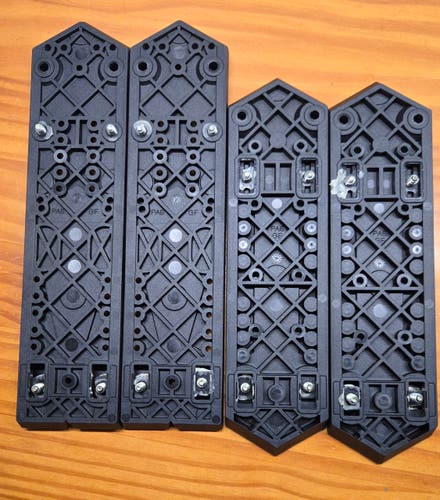 New Fischer Riser Race Plates with Mounting Holes