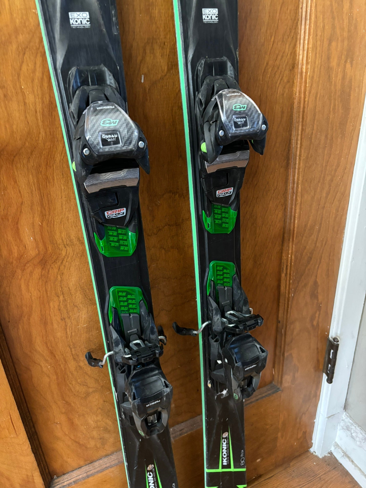 K2 iKonic 80 170cm with Adjustable Marker M3 Gripwalk Bindings