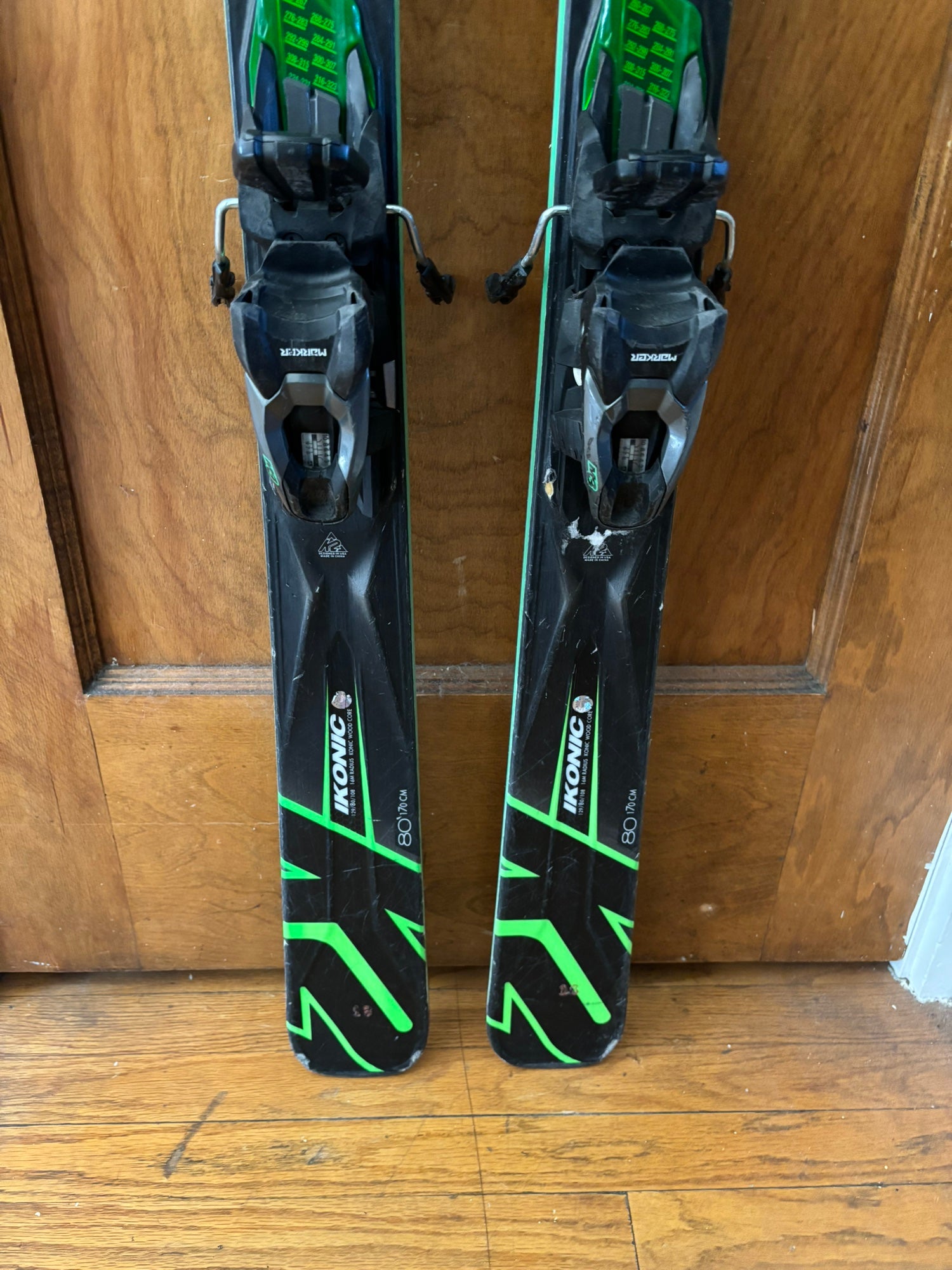 K2 iKonic 80 170cm with Adjustable Marker M3 Gripwalk Bindings