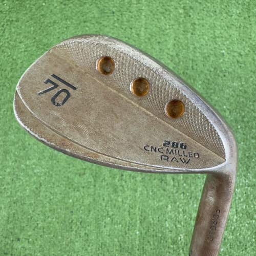 Sub 70 JB Forged Raw Rust 286 CNC Milled Lob Wedge LW 58 MMT 90g Stiff Flex RH