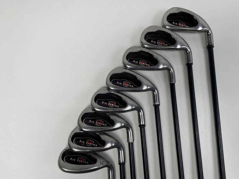 Callaway Big Bertha 2004 Iron Set 4-PW+SW RCH 75i Regular Graphite Mens RH